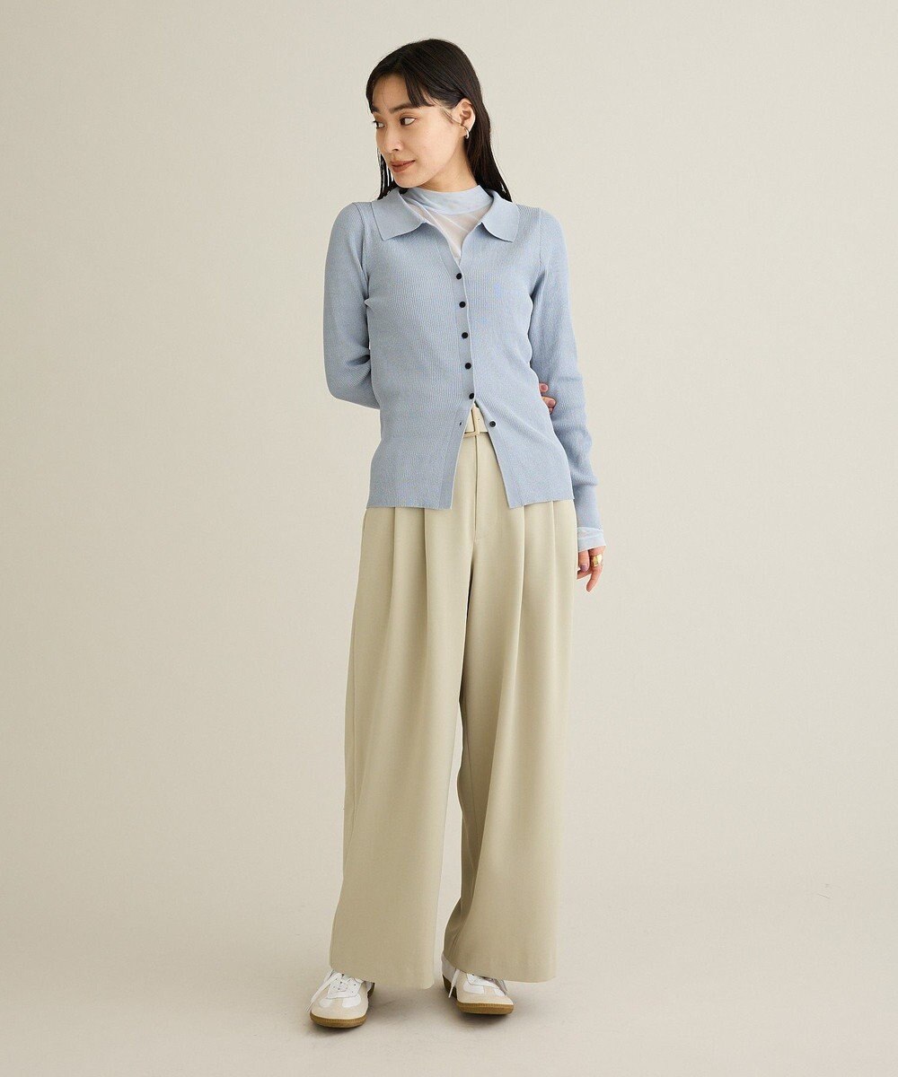 CRAFT STANDARD BOUTIQUE ハイウェストベルトワイドパンツ 