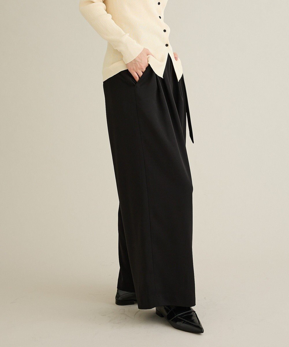 CRAFT STANDARD BOUTIQUE ハイウェストベルトワイドパンツ 