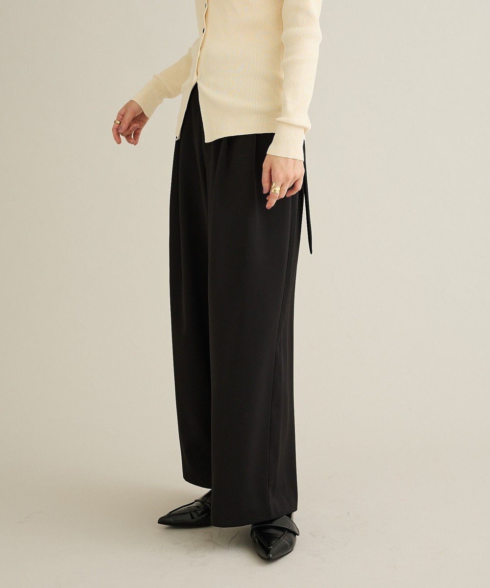 CRAFT STANDARD BOUTIQUE ハイウェストベルトワイドパンツ 