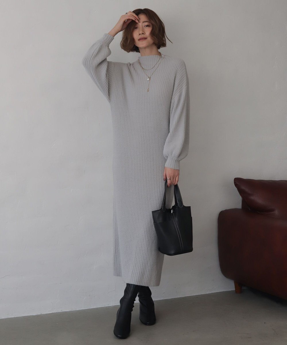 WEGO 【WEB限定/2025年秋冬新作】ニットワンピース 