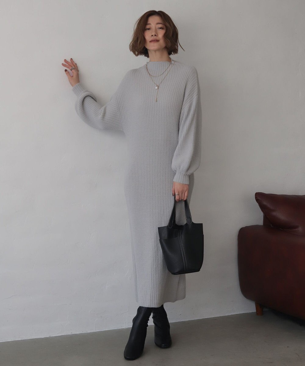 WEGO 【WEB限定/2025年秋冬新作】ニットワンピース 
