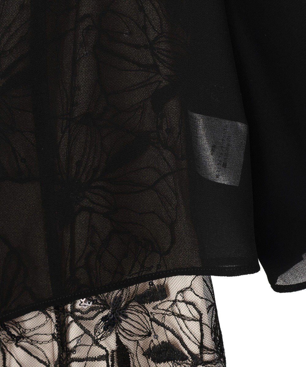 YECCA VECCA 【2点SET】フラワー柄スパンコール刺繍ドレス 