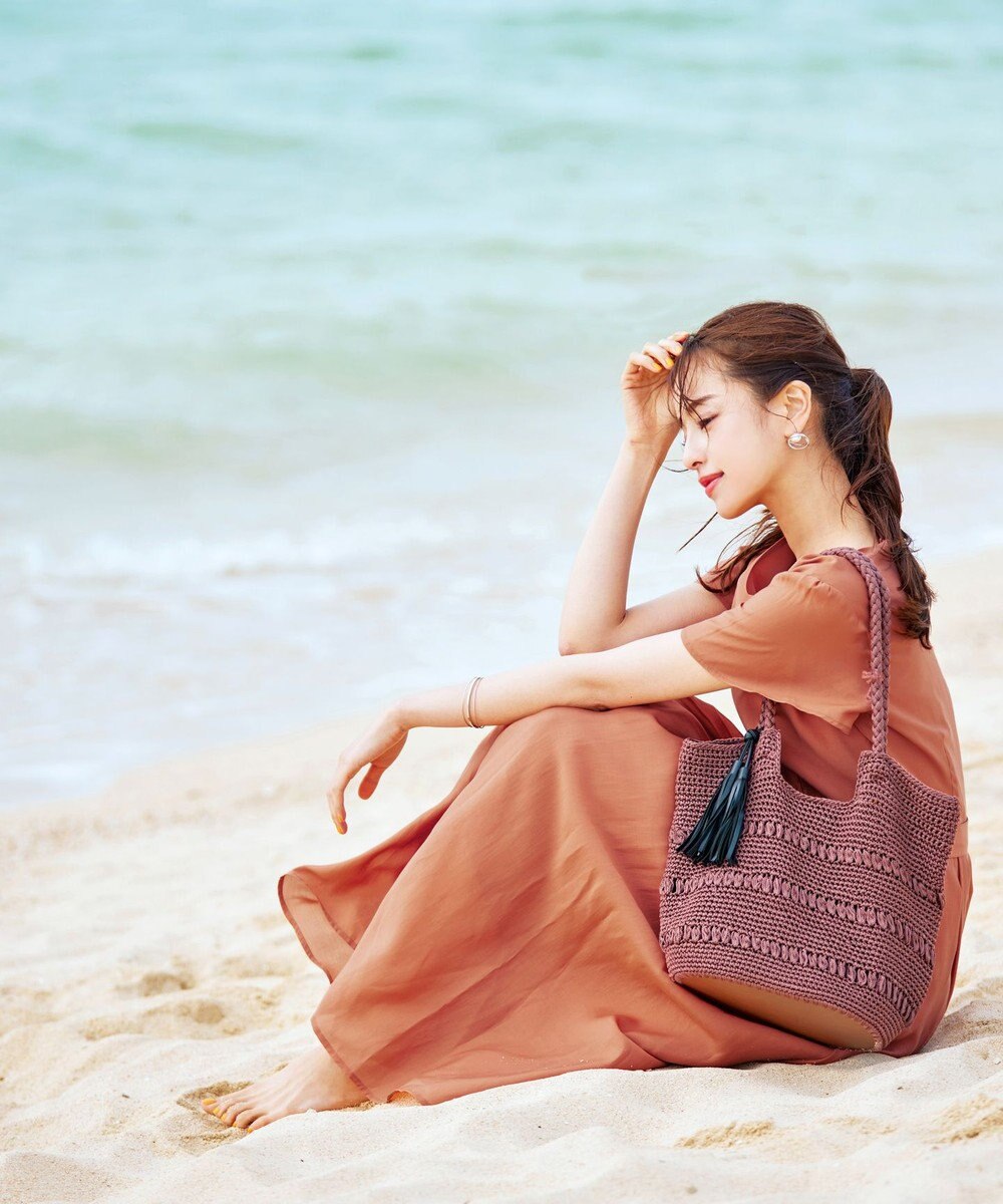 Tiaclasse 【洗える】大人上品なシアータックワンピース 