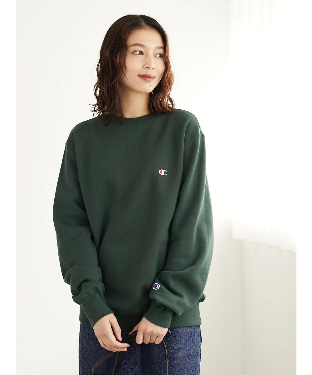 Green Parks ■Ｃｈａｍｐｉｏｎ　クルーネックスウェット Dark Green