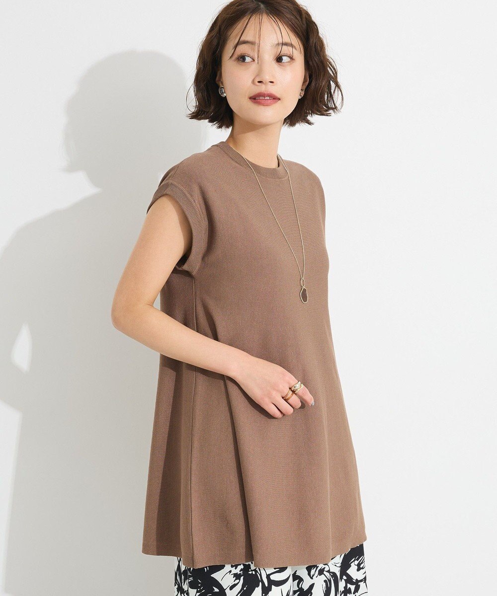 CRAFT STANDARD BOUTIQUE ファンクショナルノースリーブフレアニットプルオーバー 