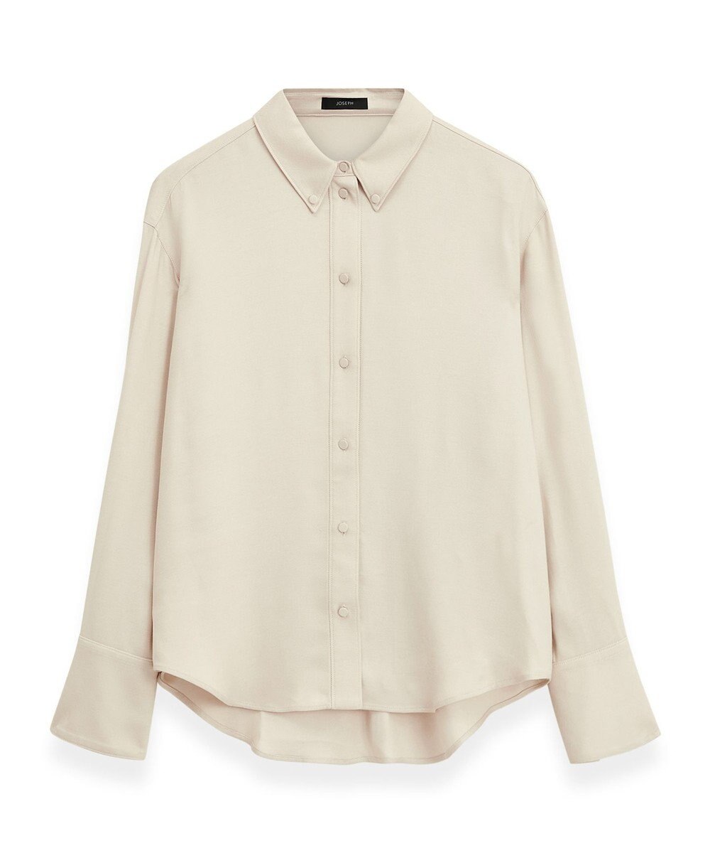 JOSEPH ビスコースツイル　ボタンダウンシャツ 