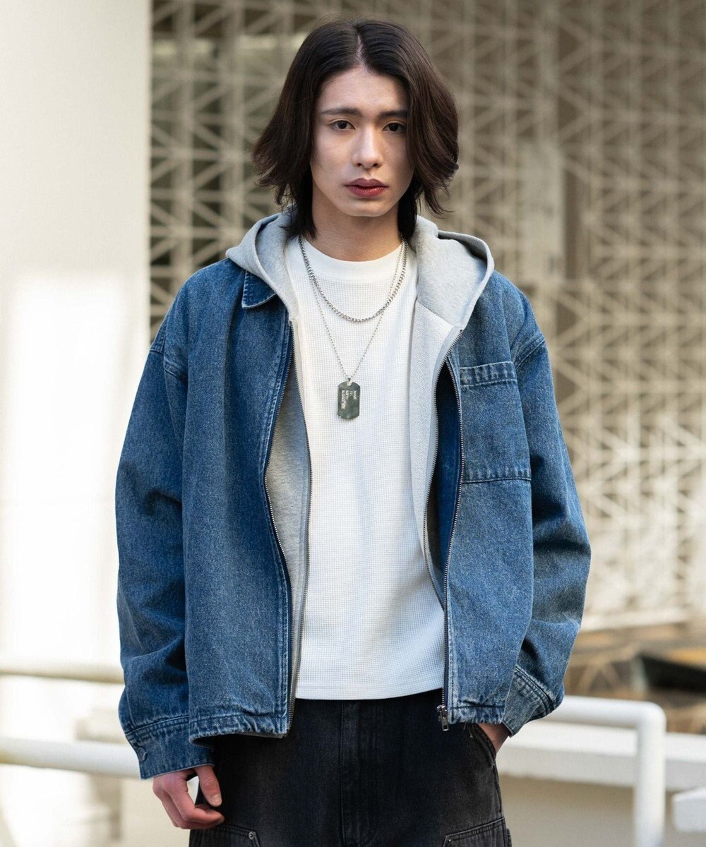 WEGO デニムシャツジャケット 