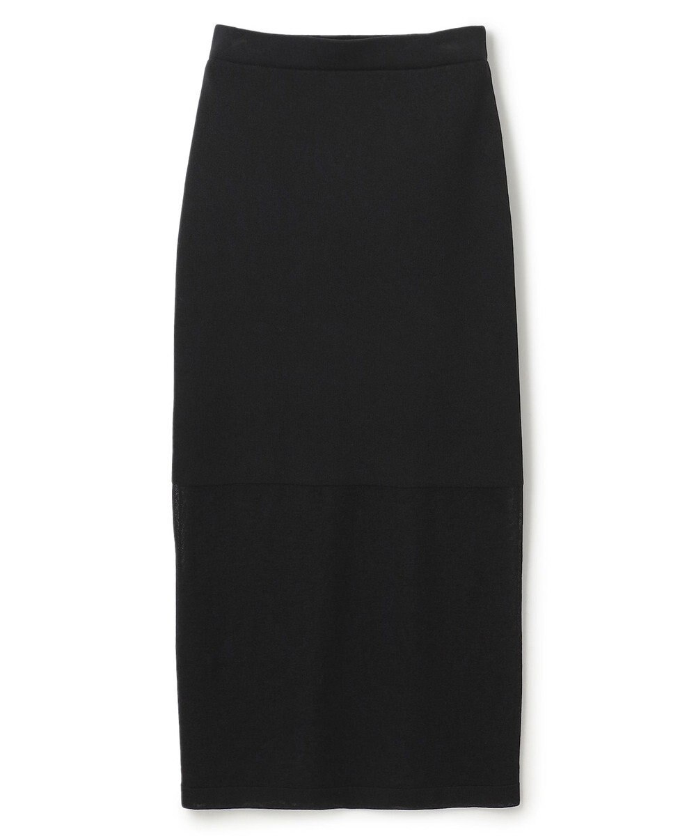 uncrave 【久慈暁子さん着用】シアーニット Iラインスカート 