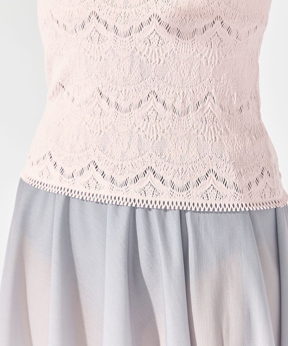 Chacott ノーソーイングクルーネックトップ 