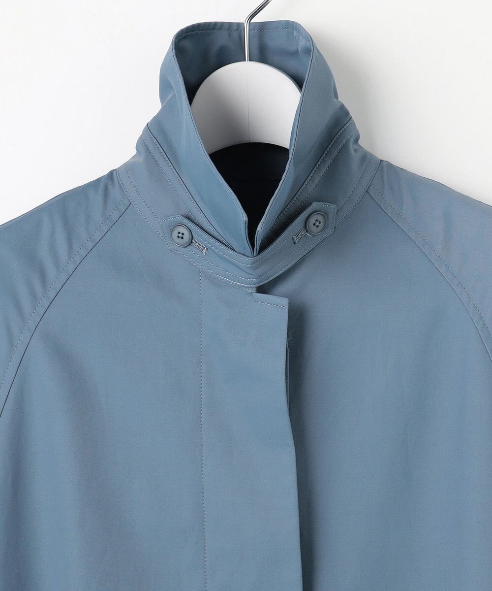 自由区 S コットンナイロンバルカラー コート 