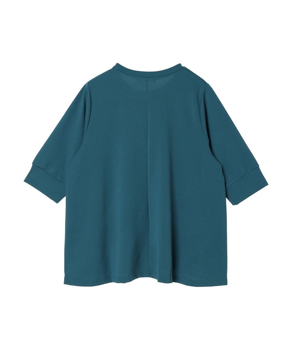 Green Parks ぽこぽこ７分袖カットプルオーバー 