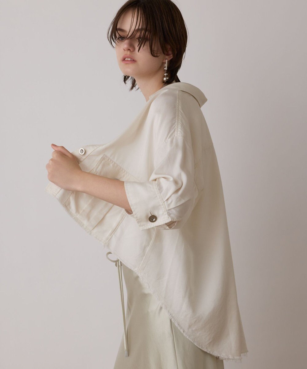 GRACE CONTINENTAL ハーフスリーブルーズシャツ 