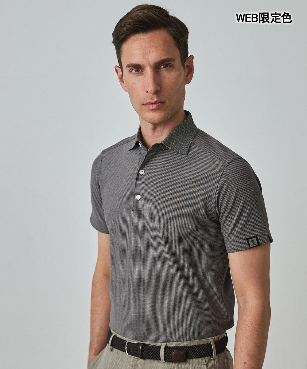 GOTAIRIKU 3年連続売上NO1/キングサイズ登場【仕事で着られる】キレイめ 鹿の子 BIZ ポロシャツ 