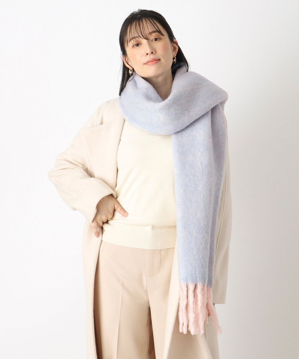 MOONBAT 【WEB限定】FURLA シャギーボリュームマフラー/幅40cm 