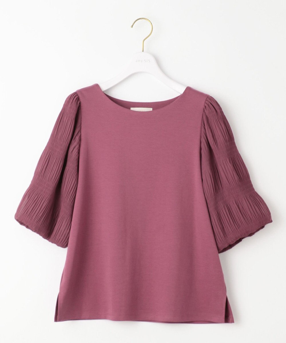 ANY SIS S 【洗える】マジョリカスリーブ プルオーバー 