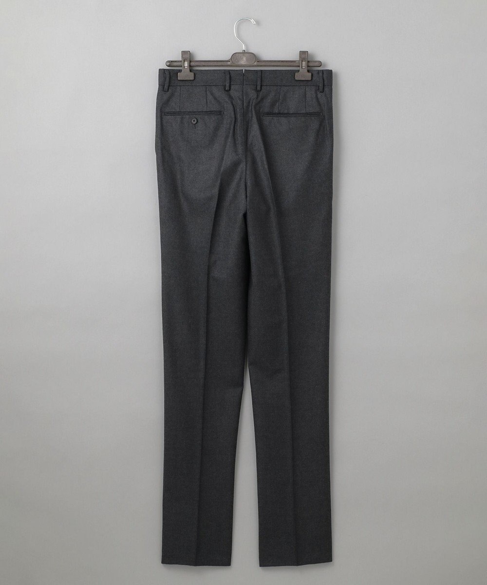 GOTAIRIKU 【保温性/ストレッチ/シワになりにくい】サキソニーストレッチパンツ（１タック） 