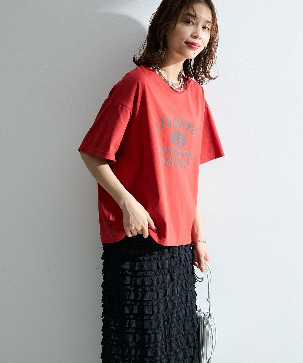 Green Parks 汗染み防止ボックスロゴＴシャツ 