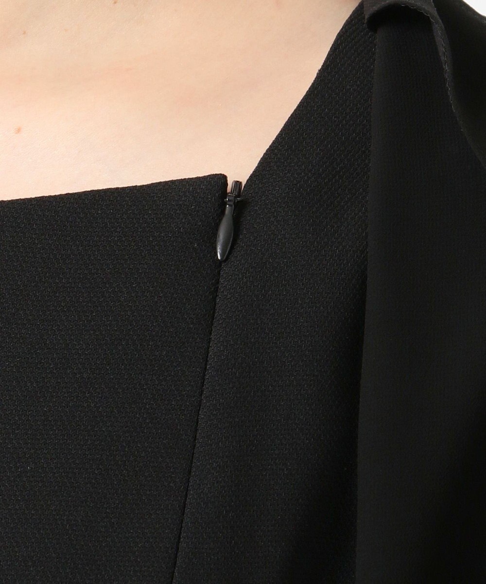 組曲 NOIR 【洗える】ウォッシャブルストレッチバーズアイ　ジャケット＋ワンピース 