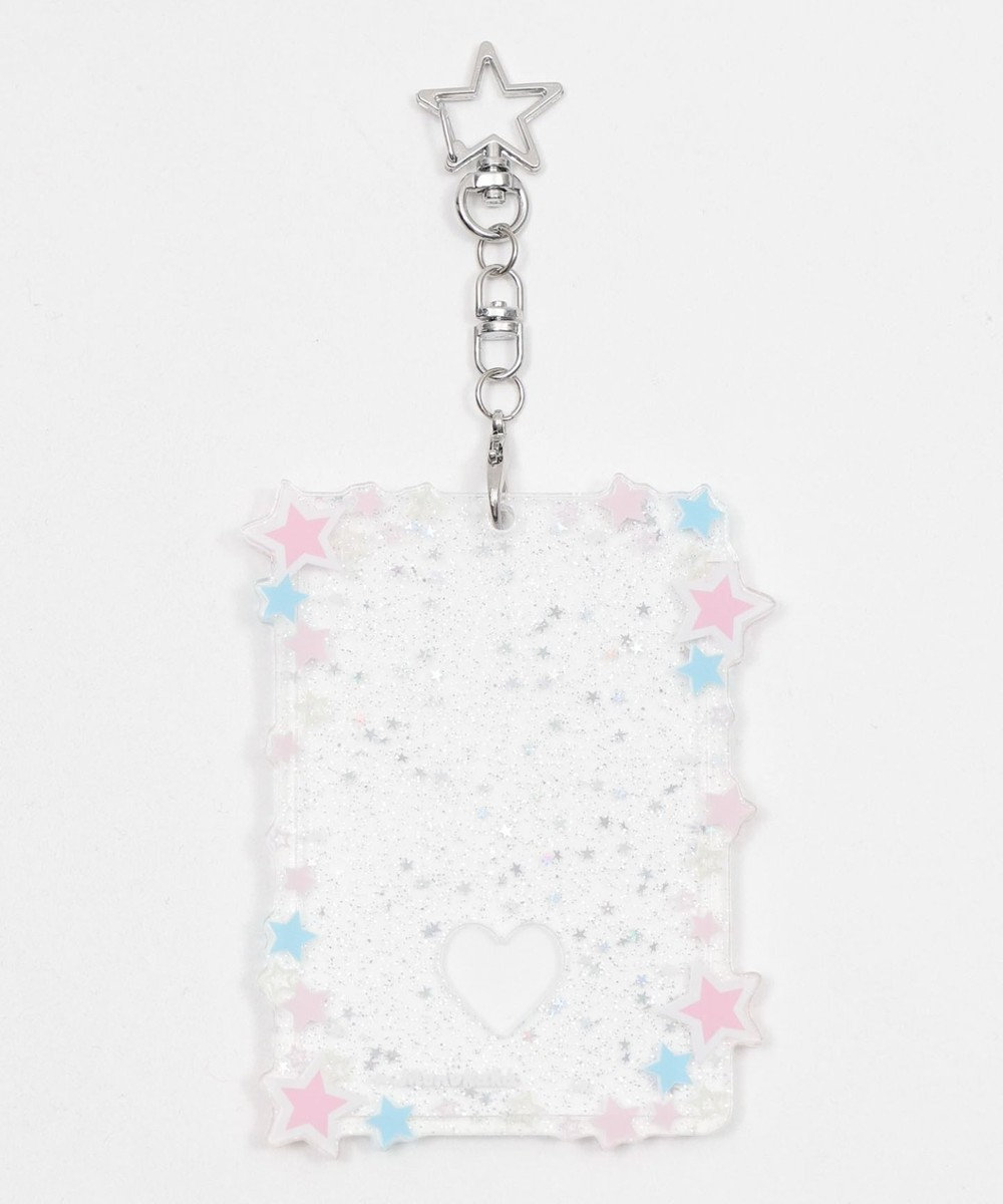 WEGO 【痛バ＆推し活】キラキラスターカードホルダーキーホルダー 