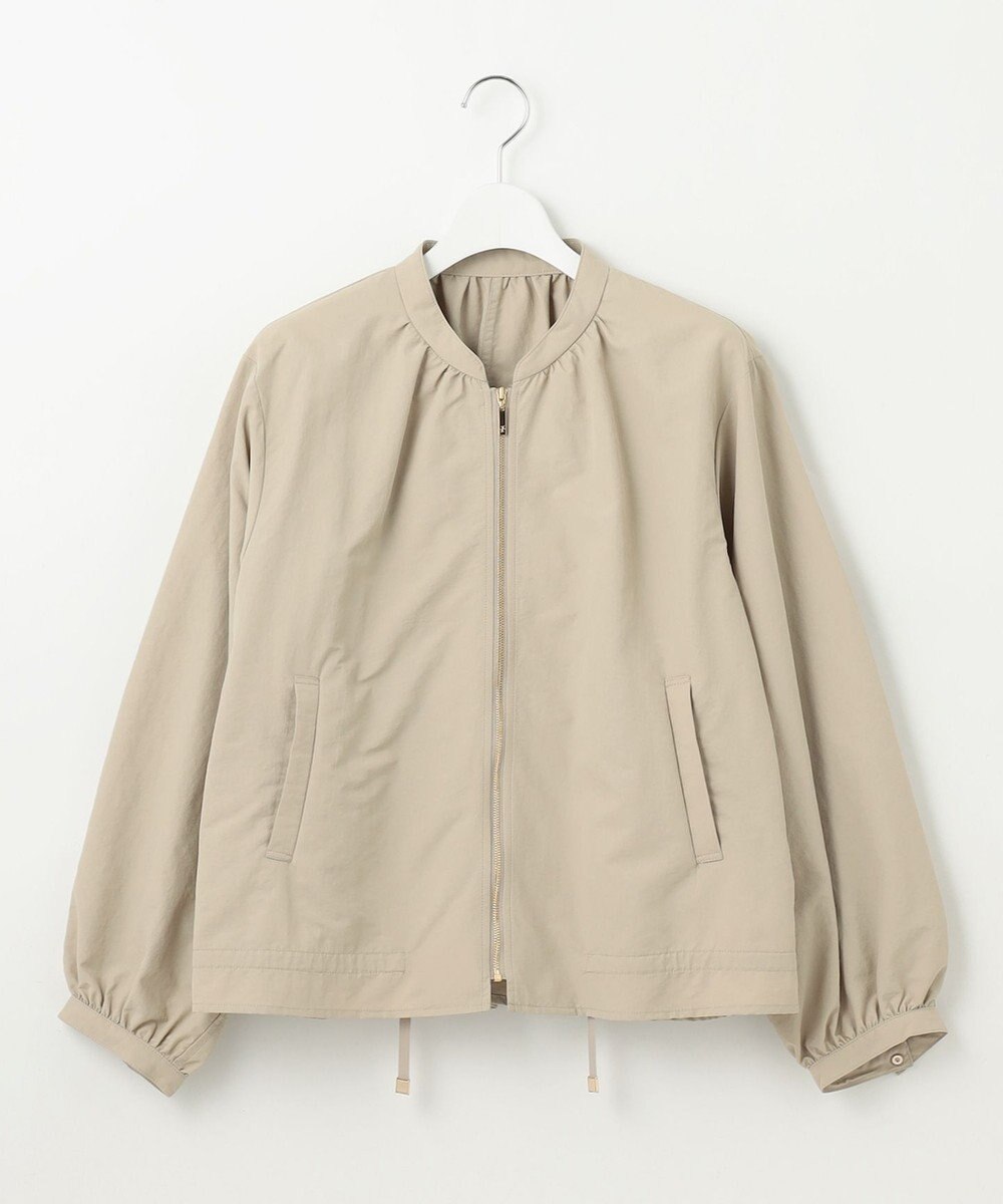 自由区 【撥水加工・UVケア・洗える】ライトグログラン ブルゾン 