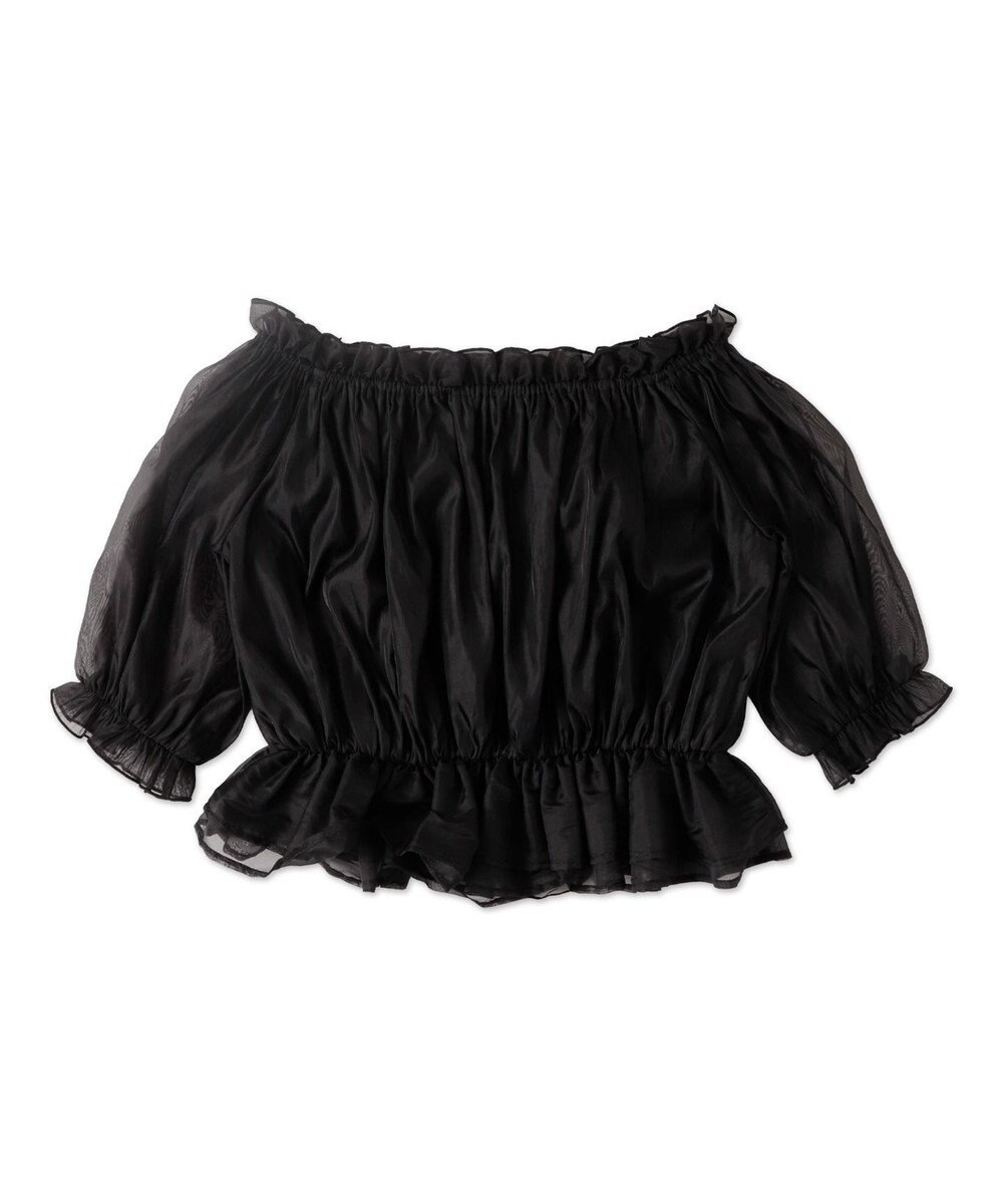 WEGO 【２点セット】キャミSETオーガンジーオフショルブラウス 