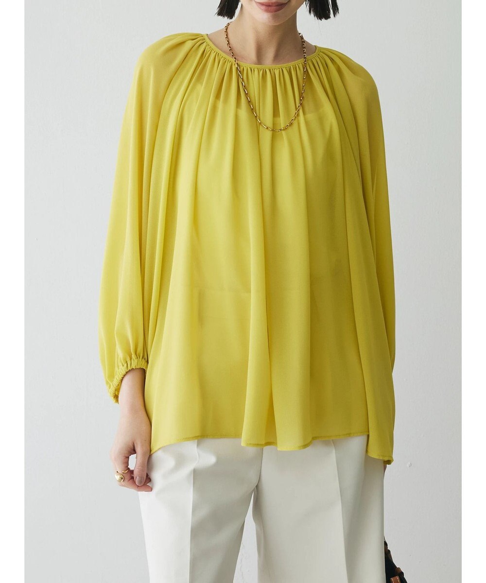 Green Parks AnriettMusee ボリュームシアーブラウス 