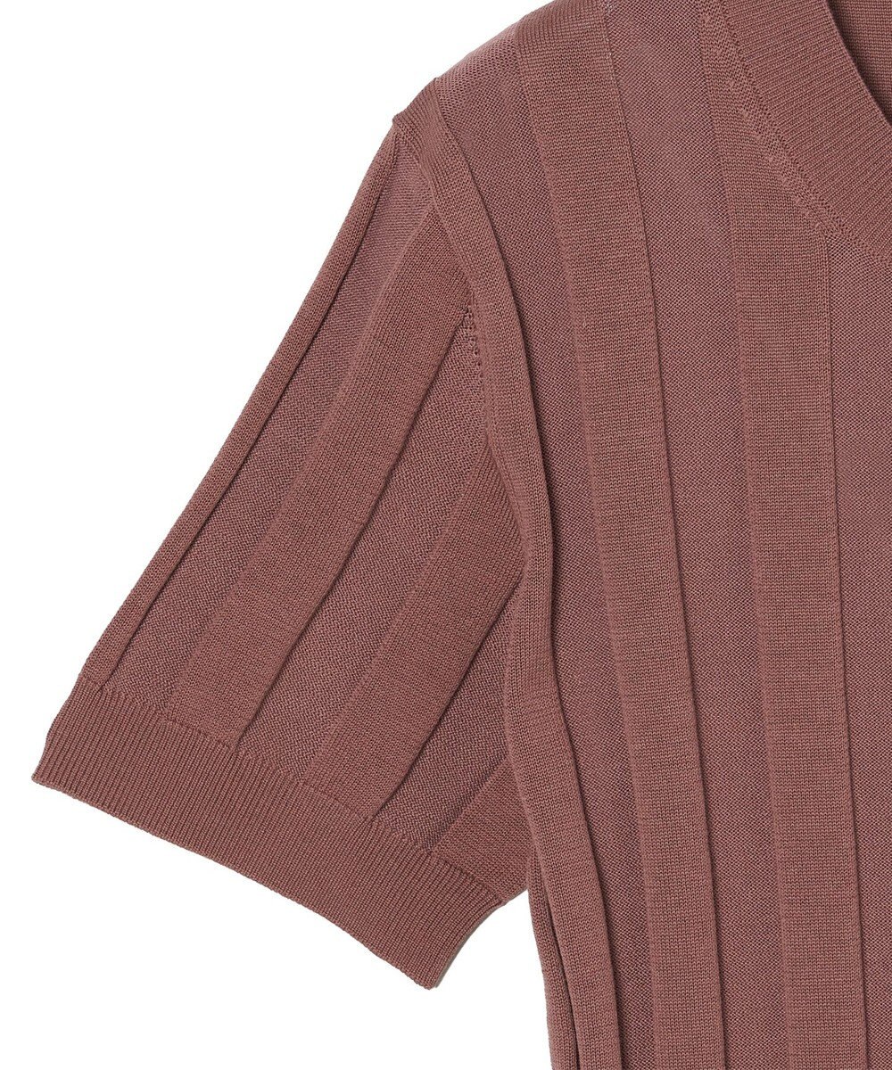 JOSEPH 【WEB&OUTLET限定・洗える】コットンシルクリブ　ラウンドネックニットティー 