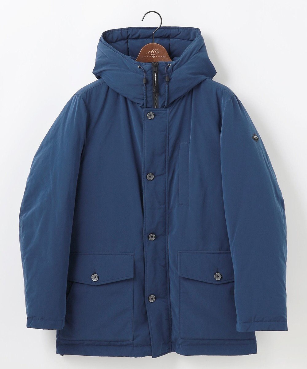 JOSEPH ABBOUD MOUNTAIN 【サスティナブル/ECO撥水/ECOファー/９ポケット】ナイロンピーチダウンコート 