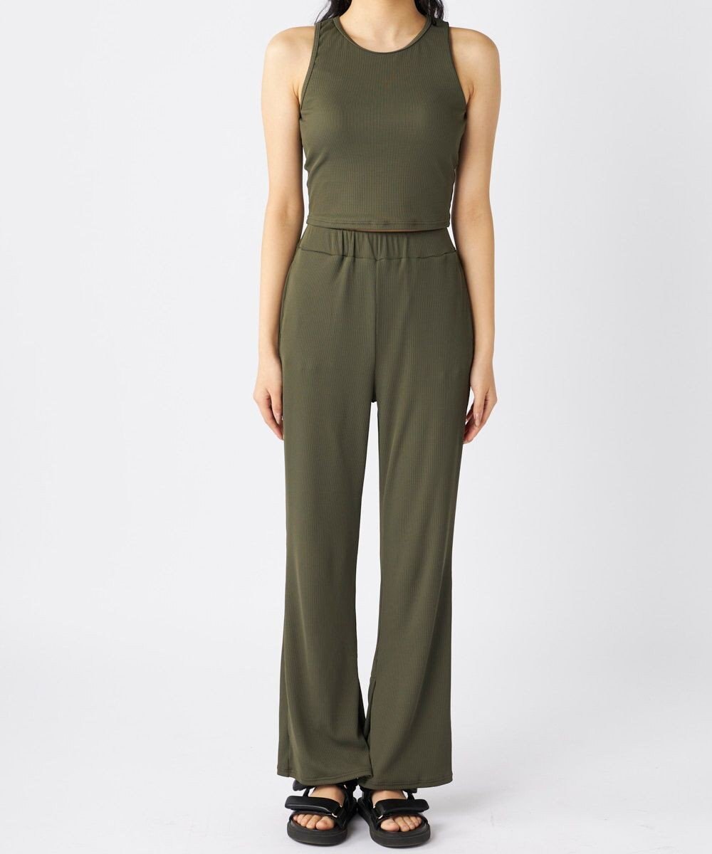 OP／FILA 【Ocean Pacific】ラッシュガードロングボトム付き タンクトップデザイン水着4点セット 