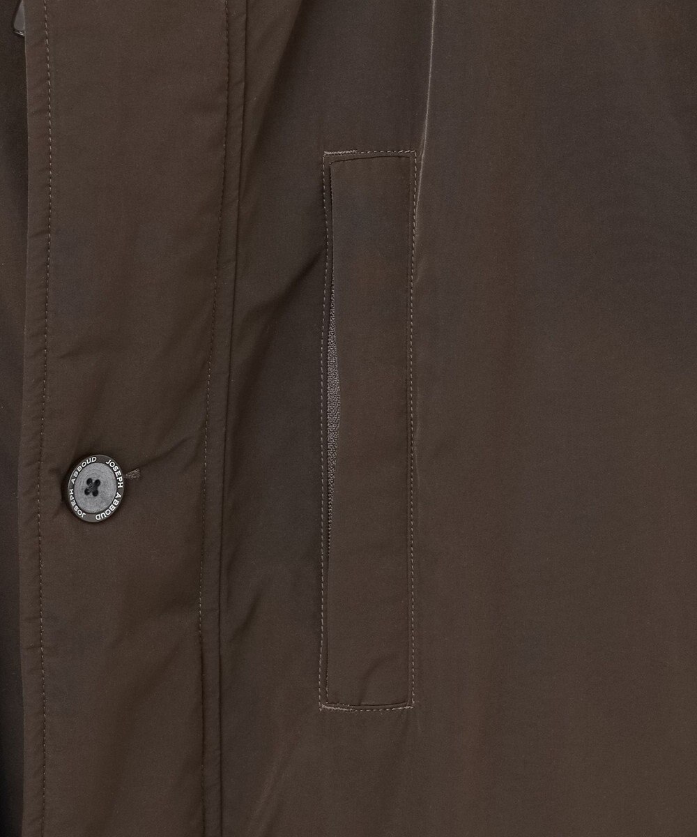 JOSEPH ABBOUD MOUNTAIN 【サスティナブル/ECO撥水/ECOファー/９ポケット】ナイロンピーチダウンコート 