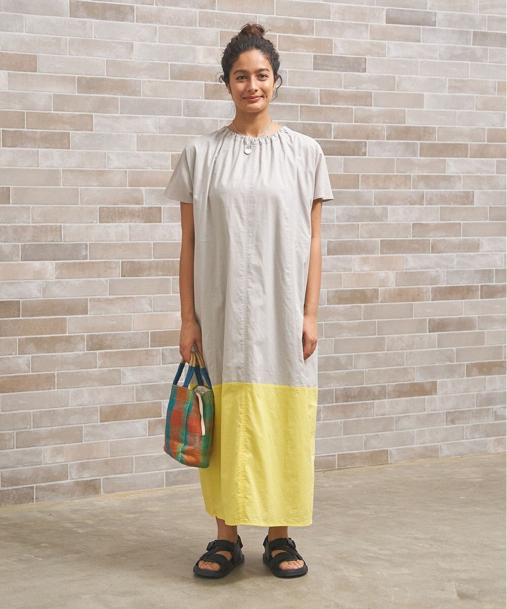 J.PRESS YORK STREET 【WOMEN】バイカラー ワンピース 