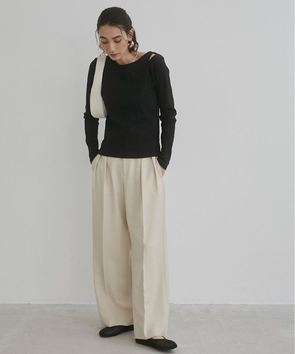 WEGO 【ANGIE VINTAGE/SMLサイズ展開】２タックワイドスラックス 