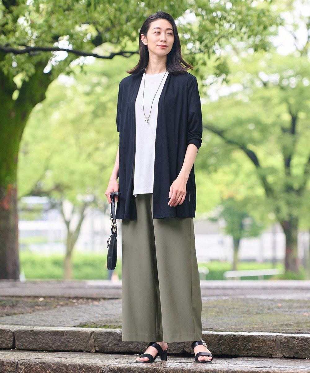 自由区 【好評につき新色追加・接触冷感・UVカット・洗える・XSサイズあり】ハンディカーディガン ロング丈 