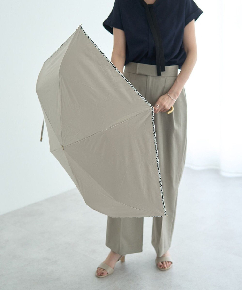 YECCA VECCA 【晴雨兼用】Wpc.遮光アニマルパイピング ミニ日傘 