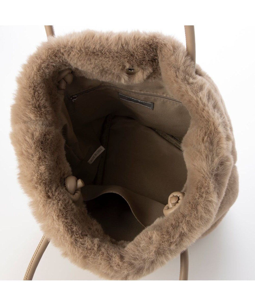 UNBILLION カシュカシュ cachecache / フェイクラビットハトメトートバッグ 