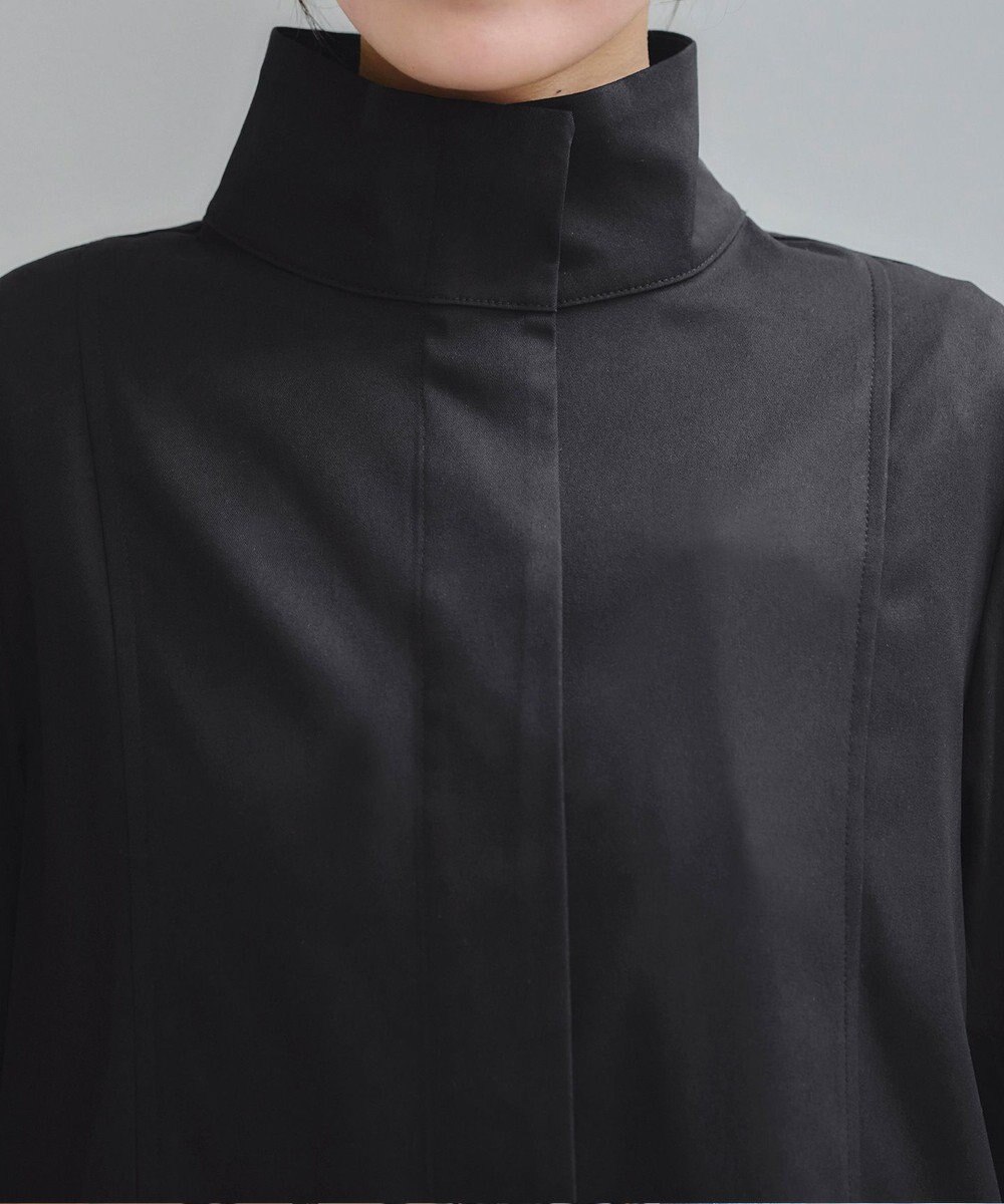 Tiaclasse 【洗える】スタンドカラープリーツコート 