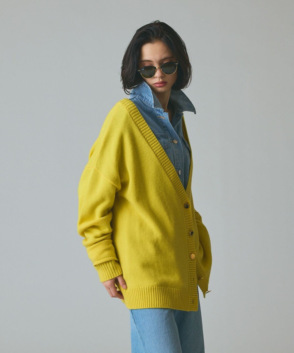 GRACE CONTINENTAL 前後2WAYニットカーディガン 