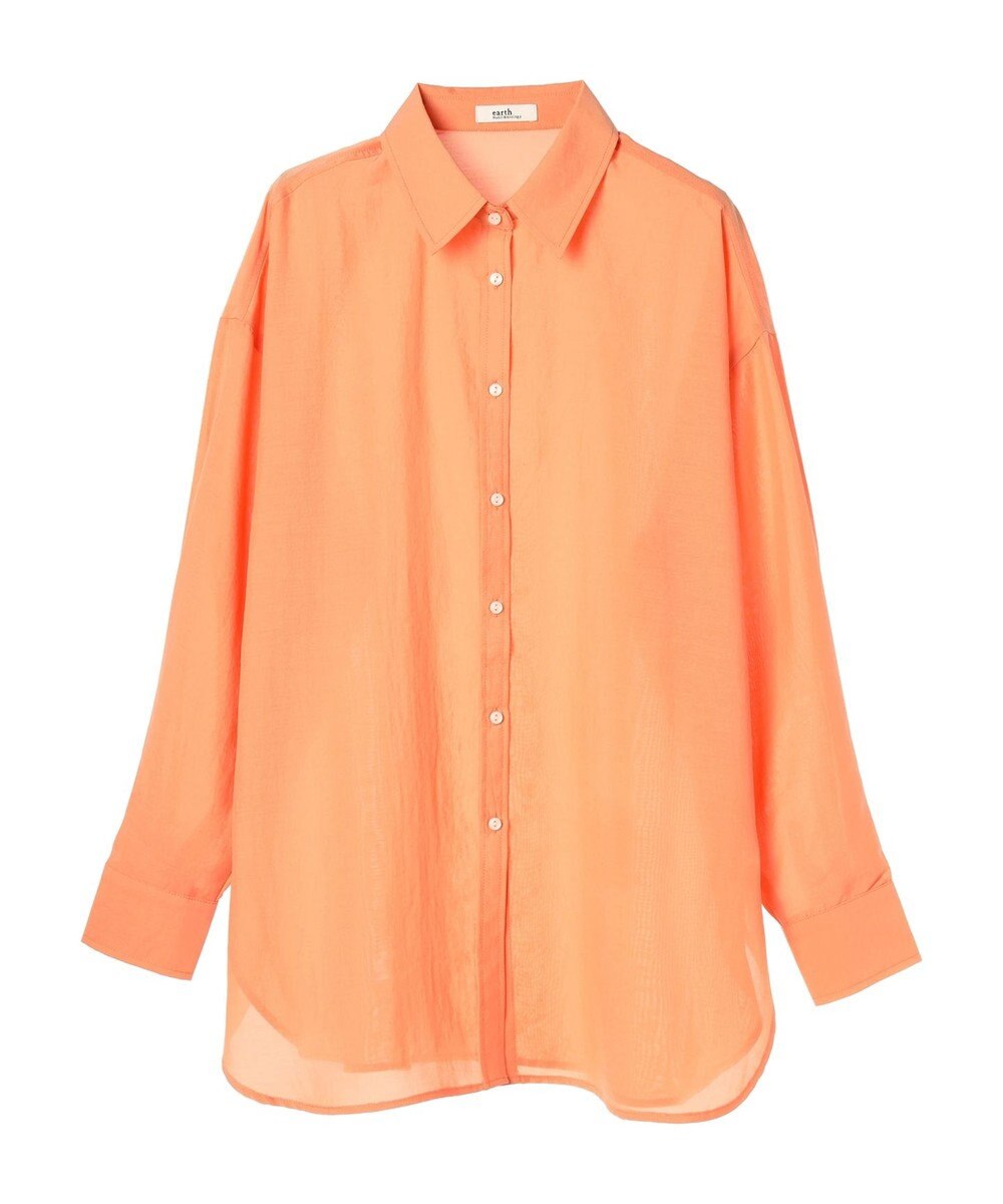 earth music&ecology シアーボーイズライクシャツ 