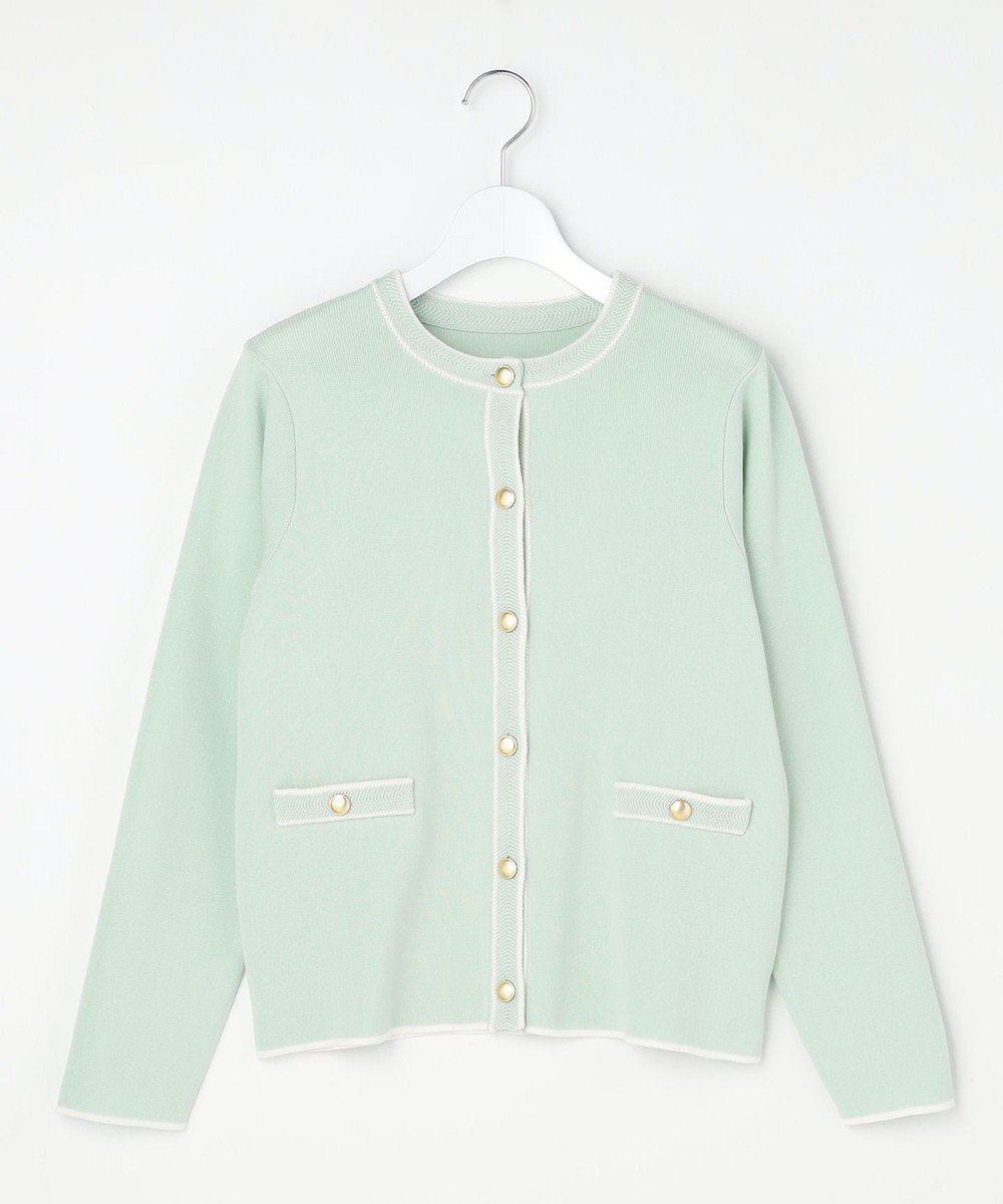 ANY SIS S 【花粉対策】ラインポイント カーディガン 