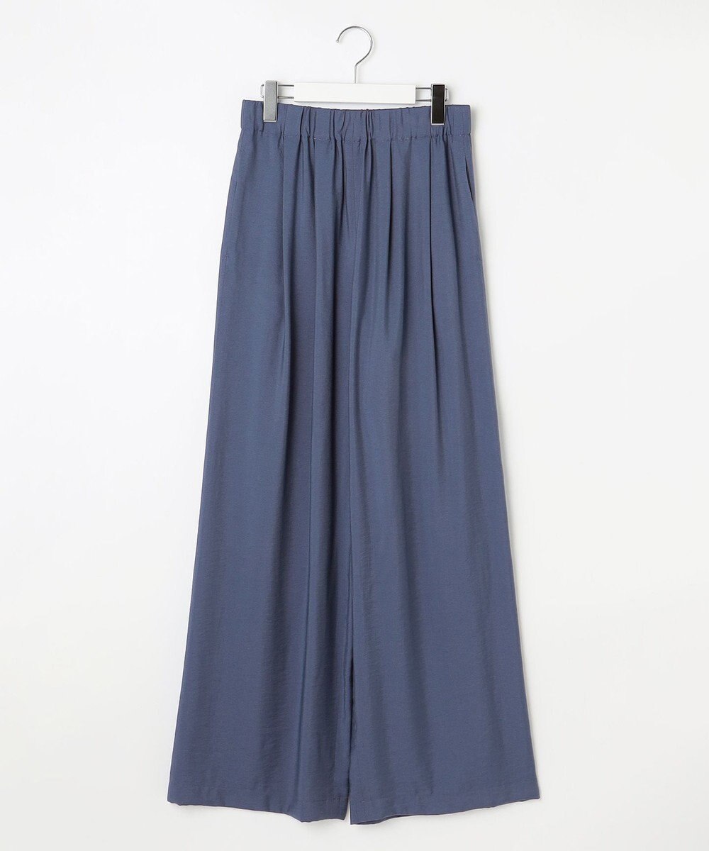 自由区 【カタログ掲載・セットアップ対応・接触冷感・UVケア・洗える】エアリーツイルワイド パンツ 