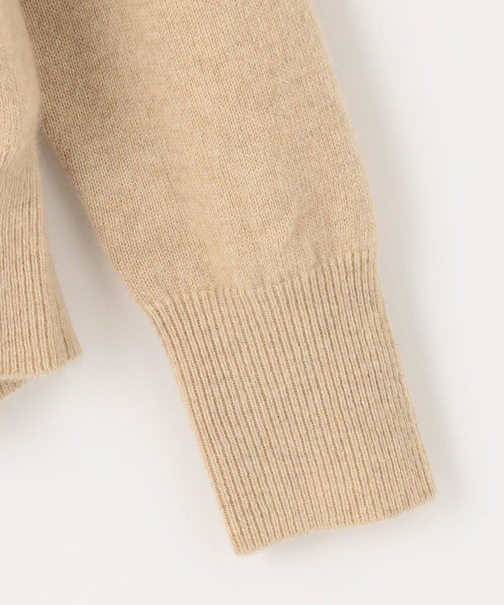 自由区 【洗える】ピュアカシミヤミルド フーディーニット 