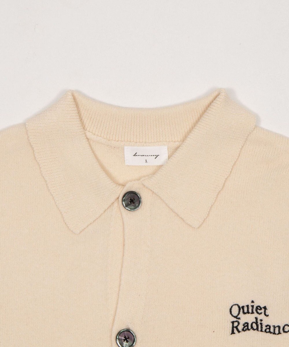 WEGO 【ユニセックス着用ITEM】ワンポイントニットシャツ（LS） 