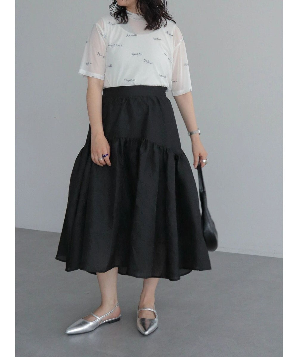 Green Parks ロゴ入りチュールトップス 