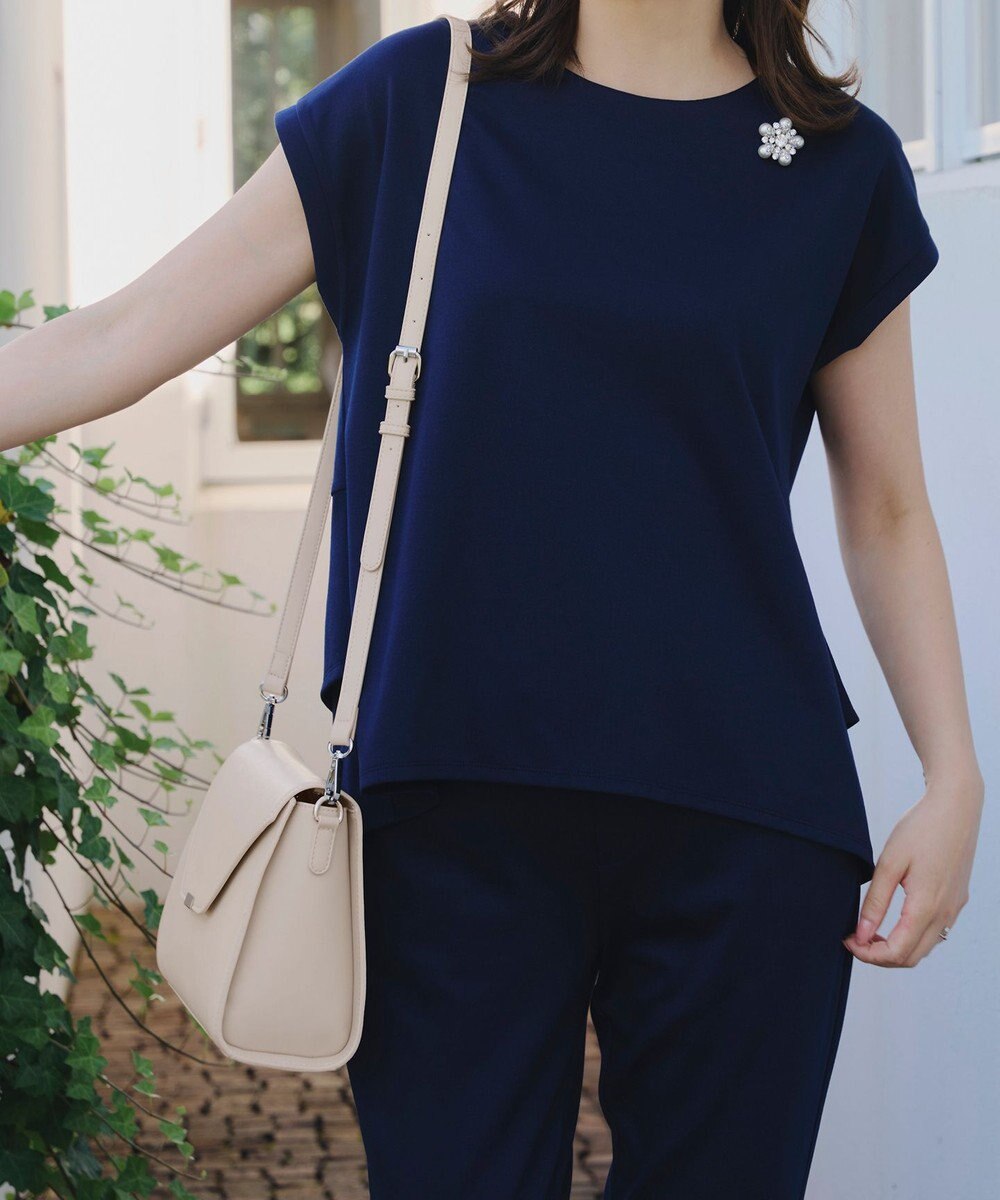 Tiaclasse 【安田美沙子さん着用・4way /2TYPEハンドル】パールチェーン付きハーフフォーマルミニバッグ 