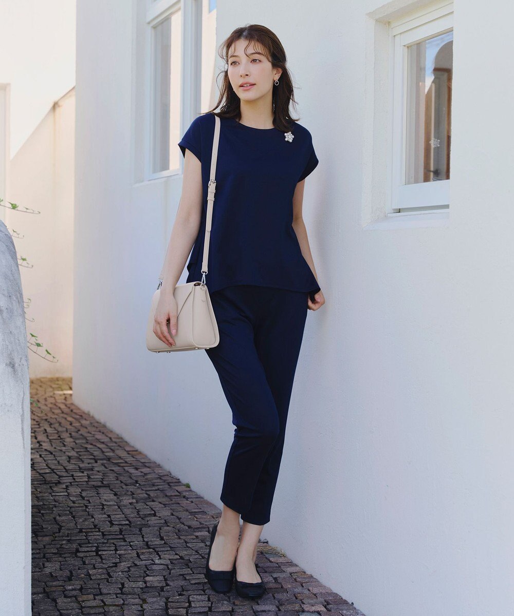 Tiaclasse 【安田美沙子さん着用・4way /2TYPEハンドル】パールチェーン付きハーフフォーマルミニバッグ 