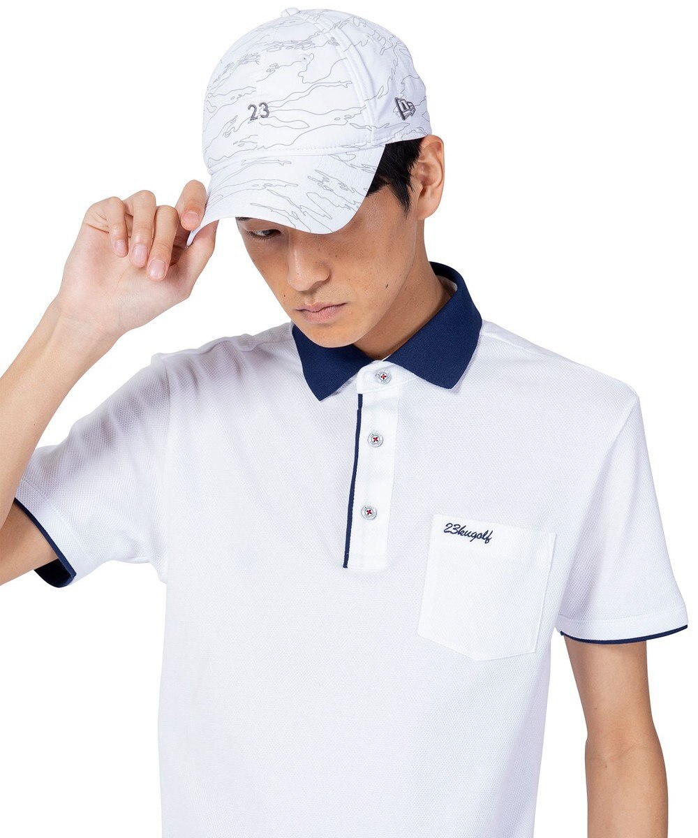 23区GOLF 新色追加！全色揃えたくなる逸品【MEN】【WEB限定/消臭/UV/吸汗速乾】カノコポロシャツ 