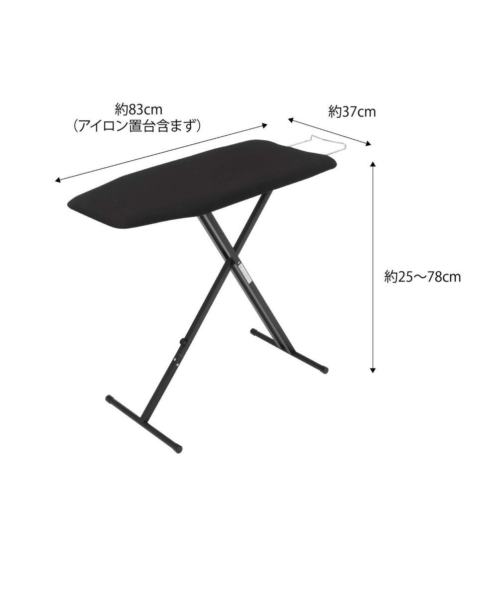 tower 軽量スタンド式アイロン台 タワー ブラック 