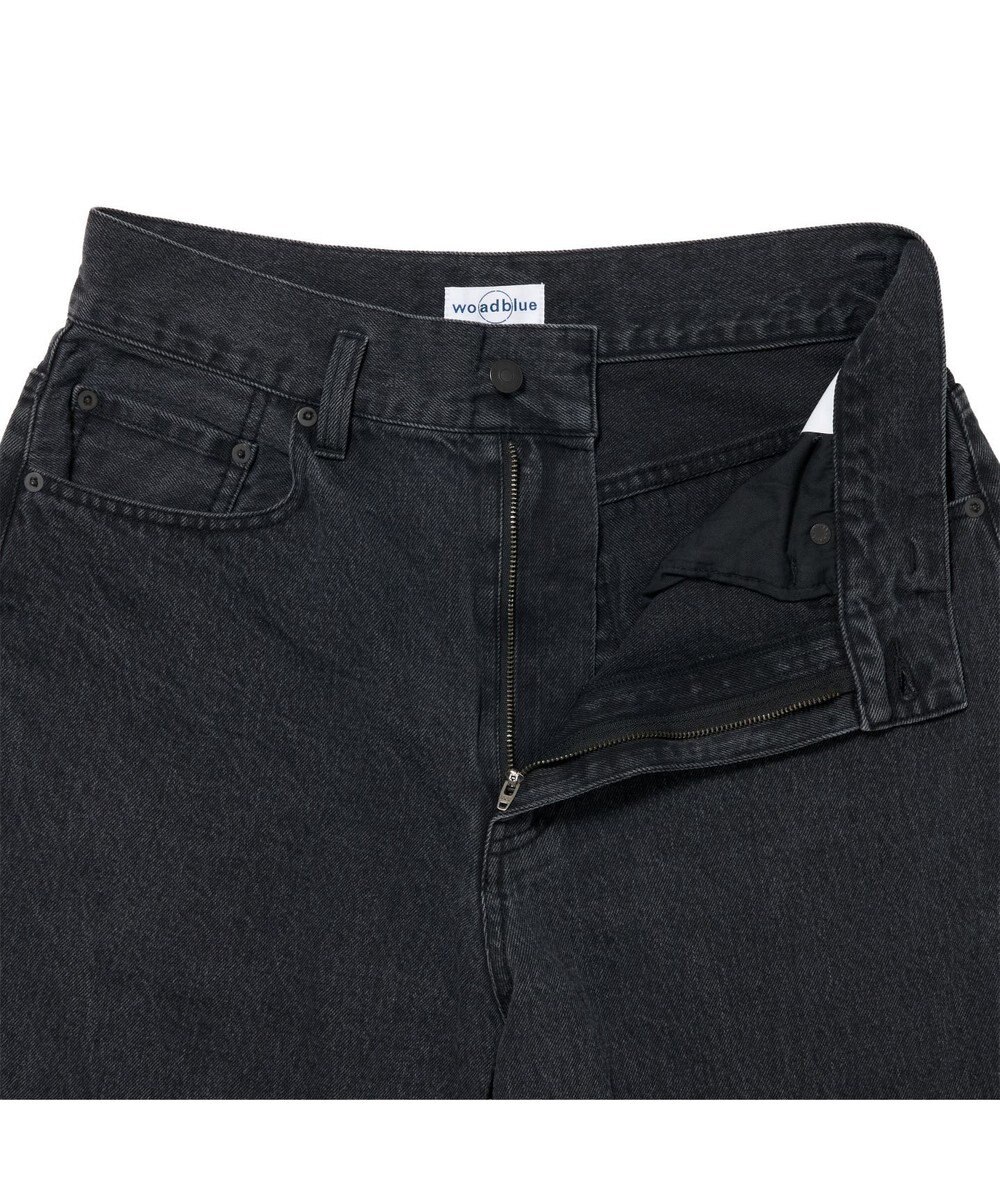 woadblue ＜坪田あさみさんコラボ＞DADA  ダダ  /  BLACK ワイドデニムパンツ 