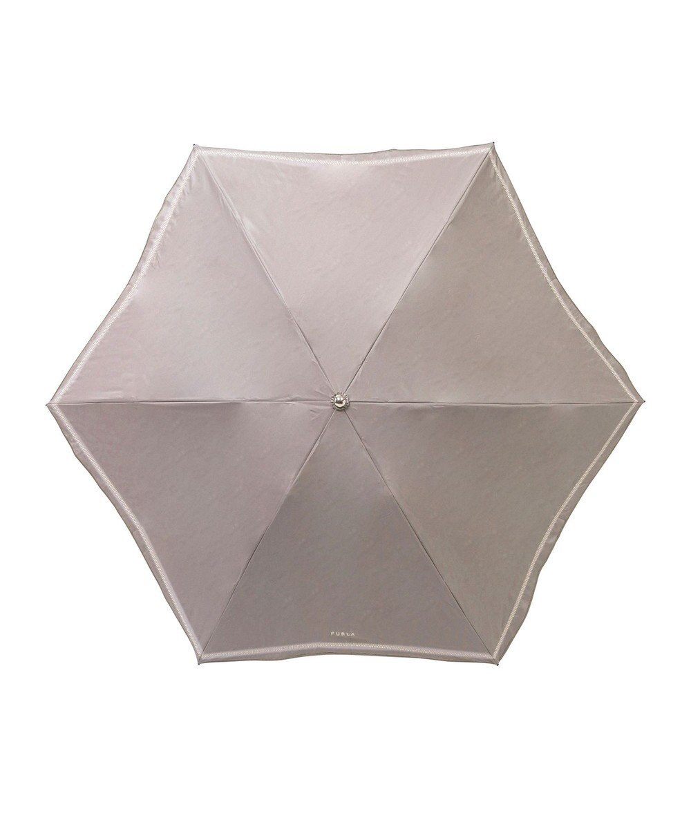 MOONBAT FURLA(フルラ) 晴雨兼用日傘 折りたたみ傘 ジッパー刺繍 1級遮光 遮熱 UV 
