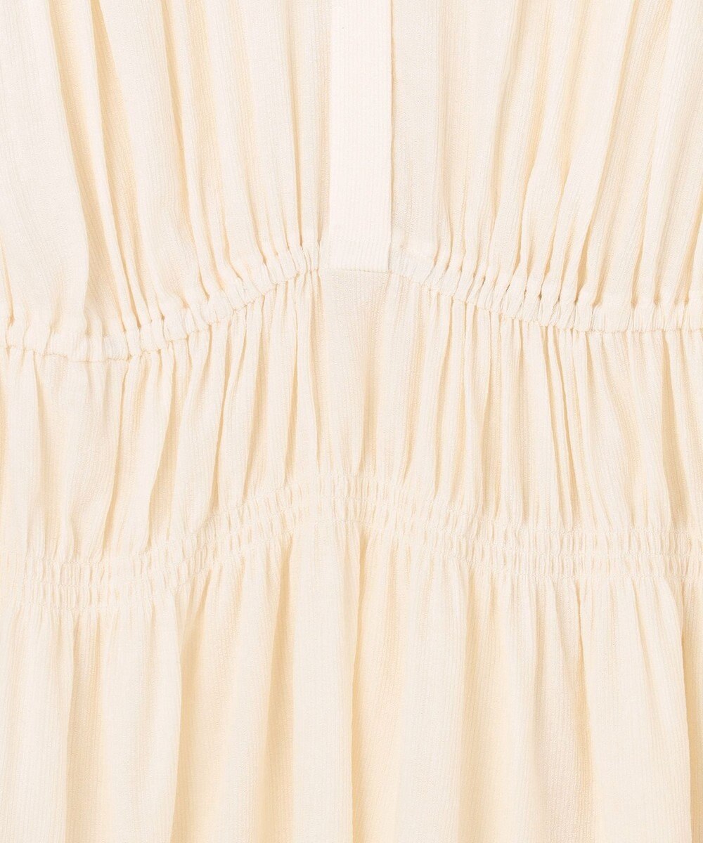 組曲 【先行予約】シアーリンクルクロス ティアードブラウス 